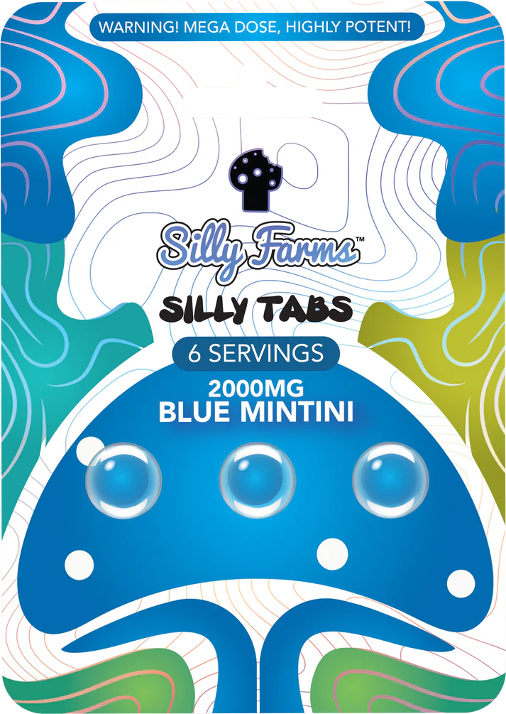 Blue Mintini – Magic Mushroom Chocolate Bar