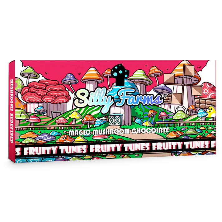 FRUITY TUNES – Magic Mushroom Chocolate Bar