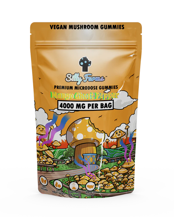 Mango Ghost Pepper Gummies – Magic Mushroom Chocolate Bar